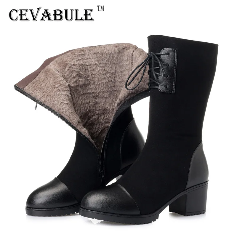 CEVABLUE/женские ботинки; новые кожаные и бархатные ботинки; Ботинки martin; женская замшевая обувь с завязками; размеры ZLT-ZJX-9118