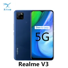 Realme V3 5G  mobile phone  6GB/8GB RAM 128GB ROM Dimensity 720 Octa Core 5000mAh Battery 18W Fingerprint Cellphones