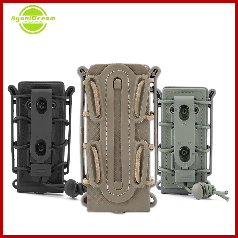 

Totarit Tactical Single Rifle Military Shooting Mag Pouch Outdoor Hunting CS Pistol Rifle Magazine Pouch Molle Waist Belt