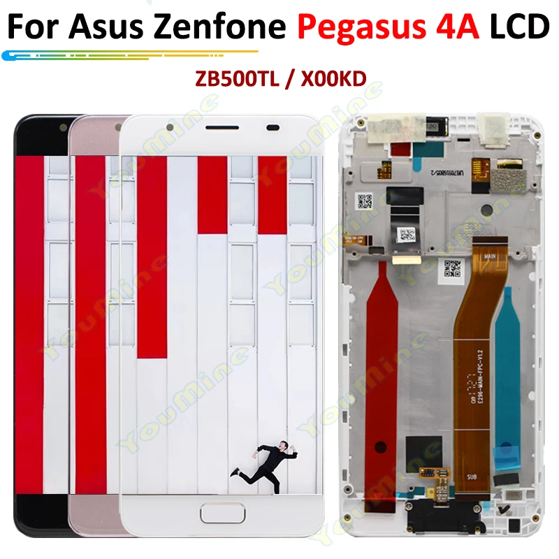 Для Asus Pegasus 4A ZB500TL X00KD ЖК-дисплей сенсорная панель экран дигитайзер в сборе для ЖК