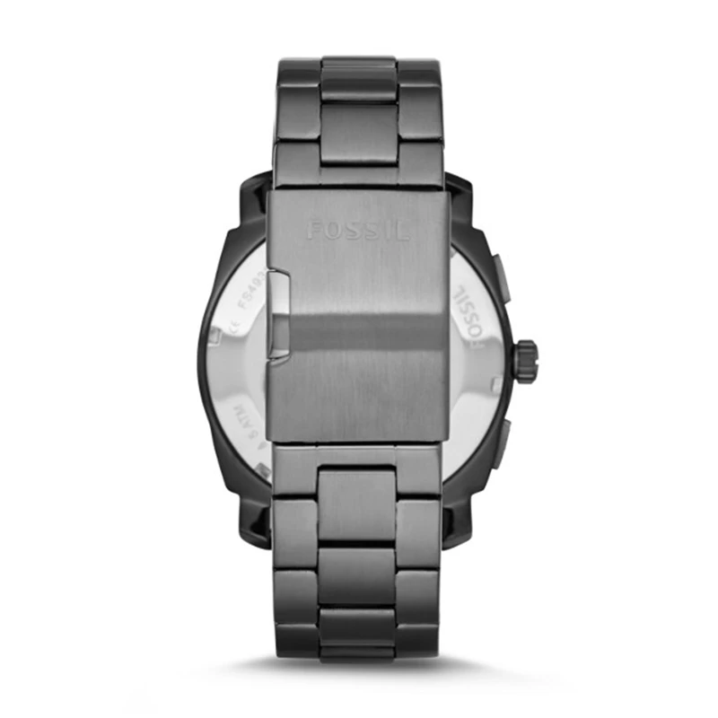 Часы FOSSIL Machine с хронографом и дымом из нержавеющей стали, мужские часы, лучший бренд класса люкс, relojes para hombre, FS4931