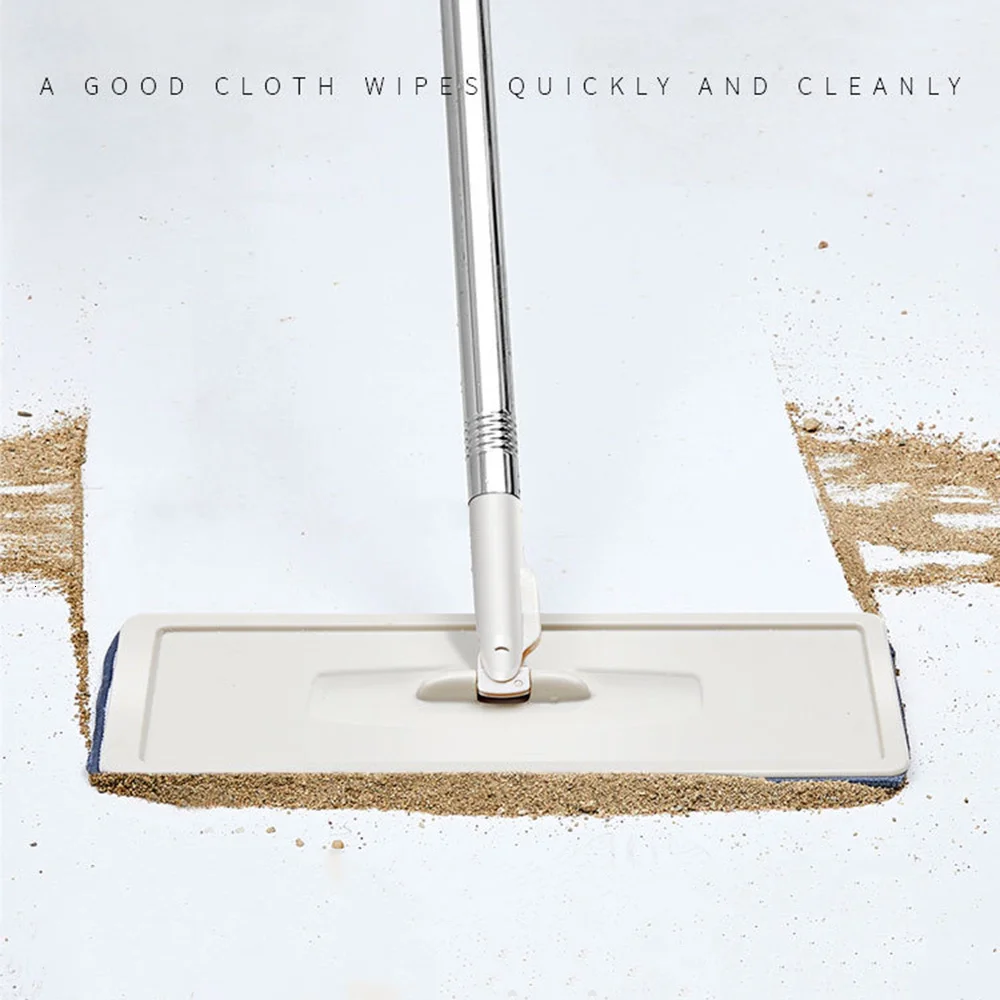 1pc Magic Cleaning Mops Free Hand Spin Cleaning Microfiber Mop With Bucket Flat Squeeze Spray Mop Home Kitchen Floor Clean Tools