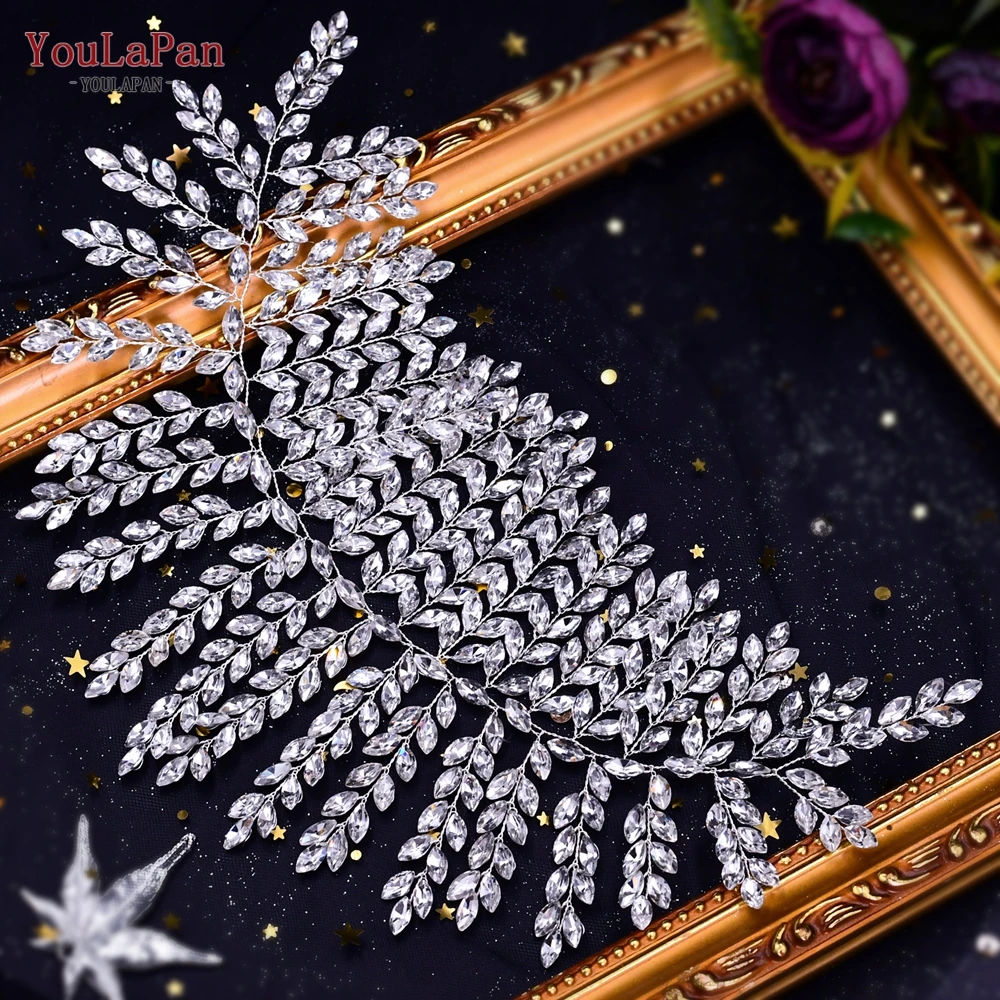 YouLaPan HP238 Bridal Crown Wedding Tiaras and Crown Bridal Tiara Luxury Hair Wedding Accessories Boho Headband Headwear