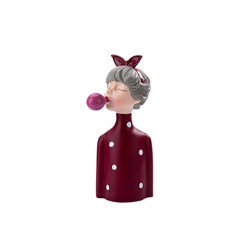 

Bubble Popo Girl Bluetooth 5.0 Speaker FM Radio Loudspeaker USB TF MP3 Player E65C