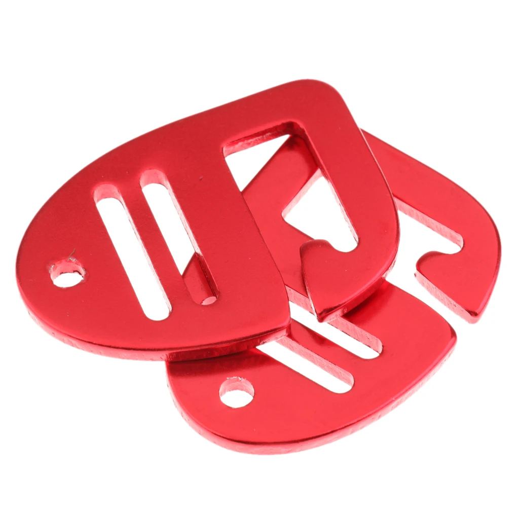 2pcs Webbing Strap Buckle for 1inch Belt, Backpack Sports Bag Accessories for Men Women Camping Hiking Hunting Travel - red