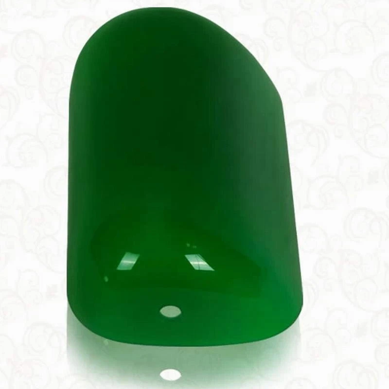 Зеленый цвет стеклянная лампа банкира крышка/банкиры лампа стеклянный абажур