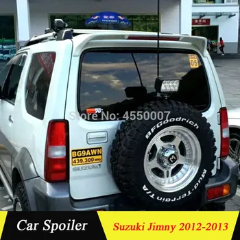 

High Quality ABS Material Car Spoiler For Suzuki JIMNY 2012 2013 Primer Color Tail Wing Decoration Rear Spoiler with light