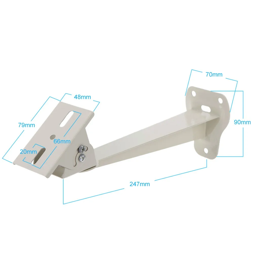 Security Camera Bracket Metal Surveillance CCTV Wall Ceiling Mount Indoor Outdoor with Adjustable Angles