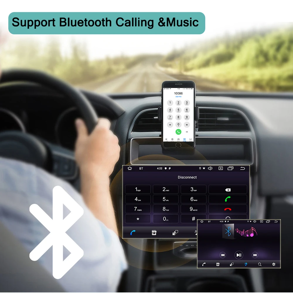 2DIN Android 9,1 автомобильное радио Авторадио gps навигация нет dvd-плеер для Nissan X-trail/Qashqai 2013- стерео MP5 плеер