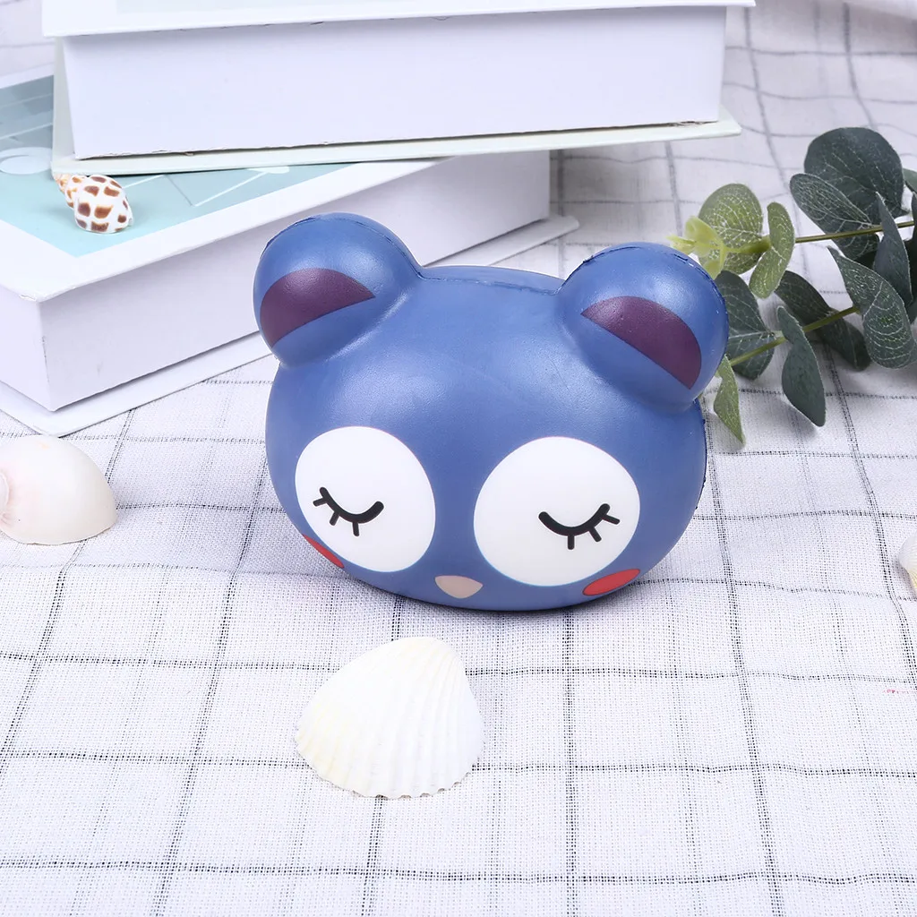 Маленькие милые Мультяшные игрушки для детей Мультяшные животные милые закрученные медленно поднимающиеся ароматизированные игрушки для снятия стресса медведь сжимающий подарок для детей