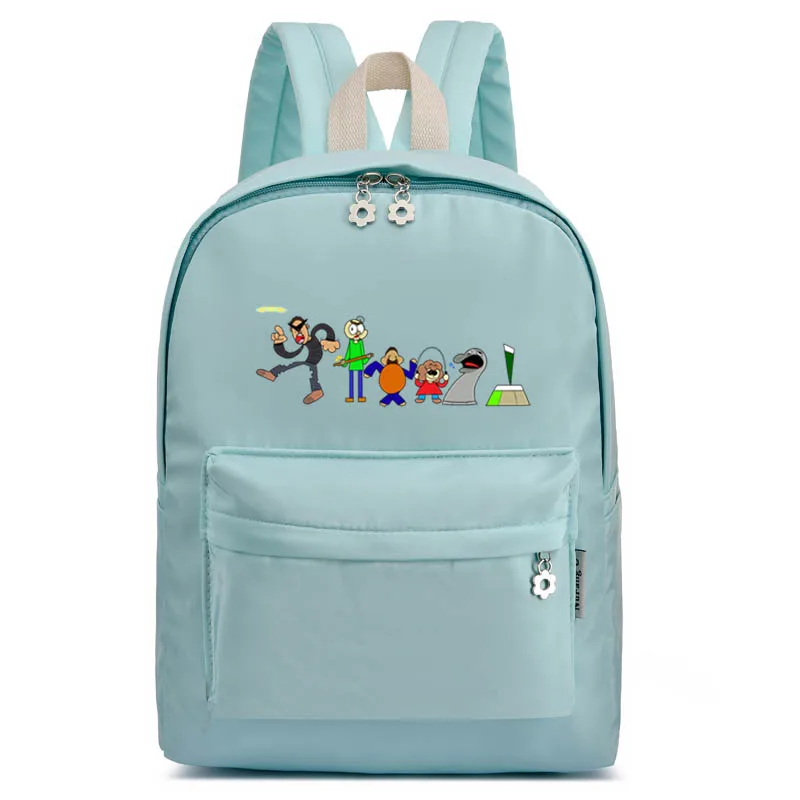 Школьный студенческий рюкзак Baldi Basics - Цвет: style6 blue