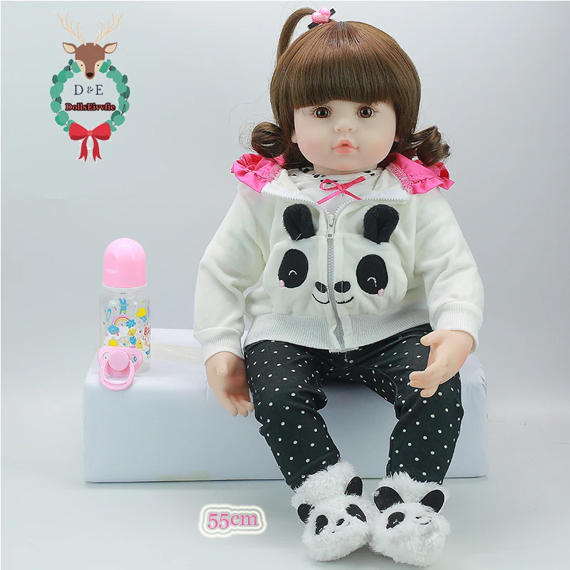 Bebe Reborn baby46см Мягкая силиконовая кукла Boneca Женская Кукла Brinquedos Милая реальность