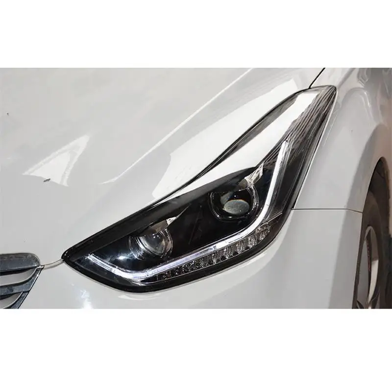 Luces Para авто аксессуары дневные ходовые Автомобильные светодиодные фары Задние Автомобильные фары в сборе 12 13 14 15 16 для hyundai Elantra