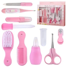 10 шт./компл. для малышей и детей постарше для ухода за волосами, уход за волосами, уход за волосами, термометр для прочистки носа у новорождённых Зубная щётка инструменты безопасности для новорожденных Набор щеток для ухода за ребенком