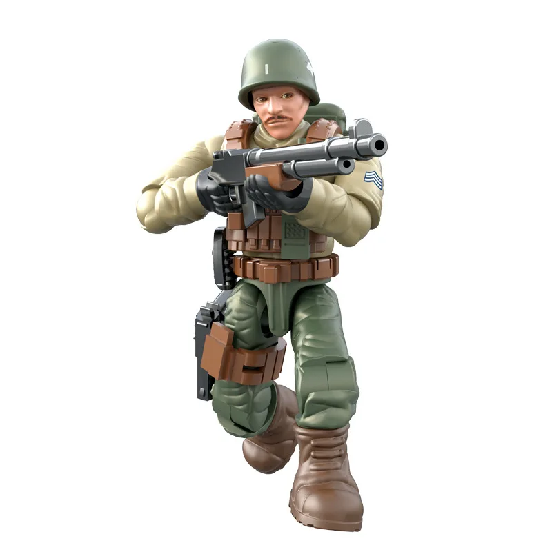 Новая военная армия Второй мировой войны WW2 полиция SWAT Солдат фигурки аксессуары строительные блоки кирпичи игрушки для детей