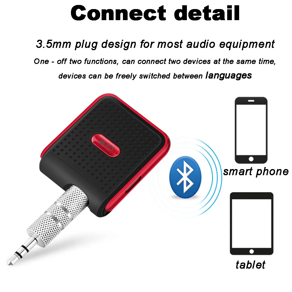 CARPRIE 3,5 мм Bluetooth аудио приемник BT V4.1 аудио стерео клип дизайн Беспроводной автомобиля AUX авто Bluetooth адаптер для ПК Loptop DD