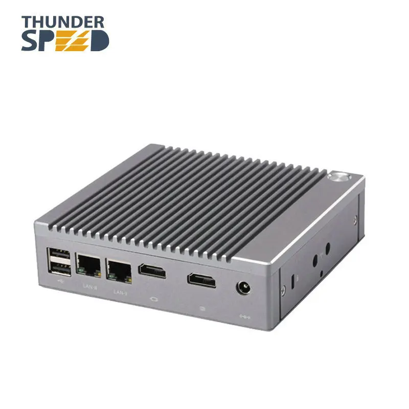 Новое поступление THUNDERSPEED 6USB Celeron N2940 Мини ПК Windows 10 мини HTPC мини компьютер 2HDMI Linux i3 i5 i7 ТВ приставка ПК