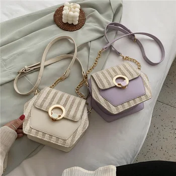 

New Arrival Textured Packet Western Style Bag Women New Style 2020 chao wang Red Summer Versatile Shoulder Bag Chain Shoulder Ba