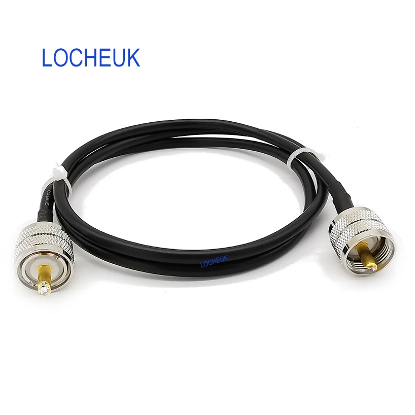 RF LMR200 UHF штекер к цифровой Coax перемычка Кабель HAM & CB радио антенный анализатор 1 м 3