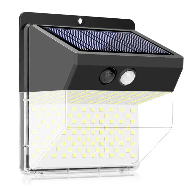 Уличный водонепроницаемый 152/262LED солнечный датчик движения, садовый настенный светильник, 3 режима, уличный светильник с Индукционным датчиком