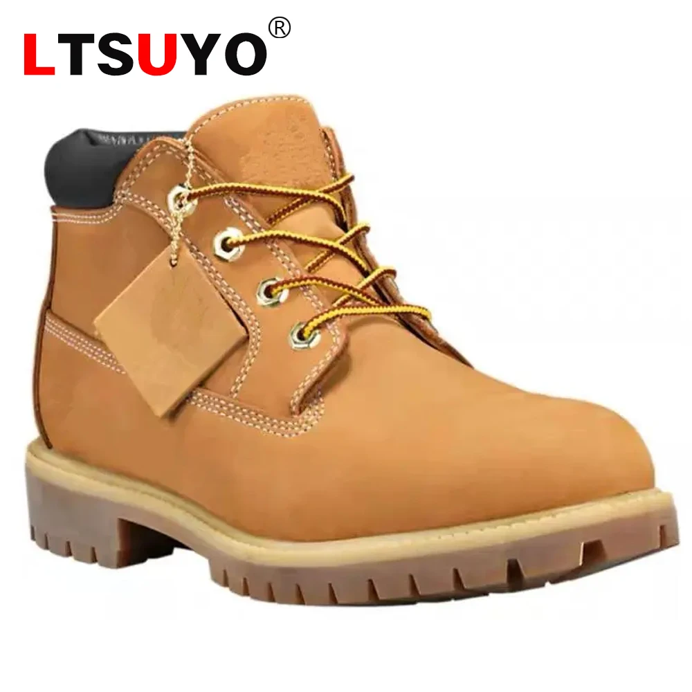 Мужские и женские высокие кожаные Ботинки Martin высококачественные уличные