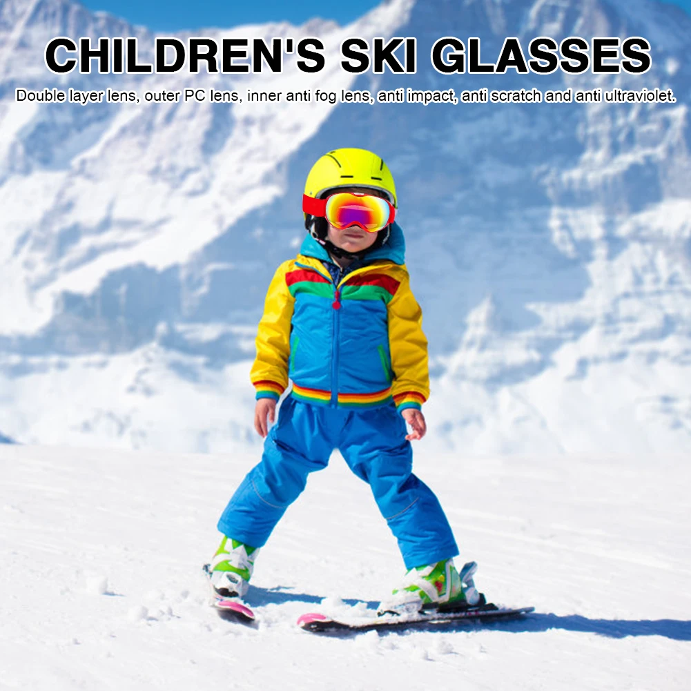 Lunettes De Ski KUYT Anti-Buée - Anti-UV, Compatibles Casque - Unisexe