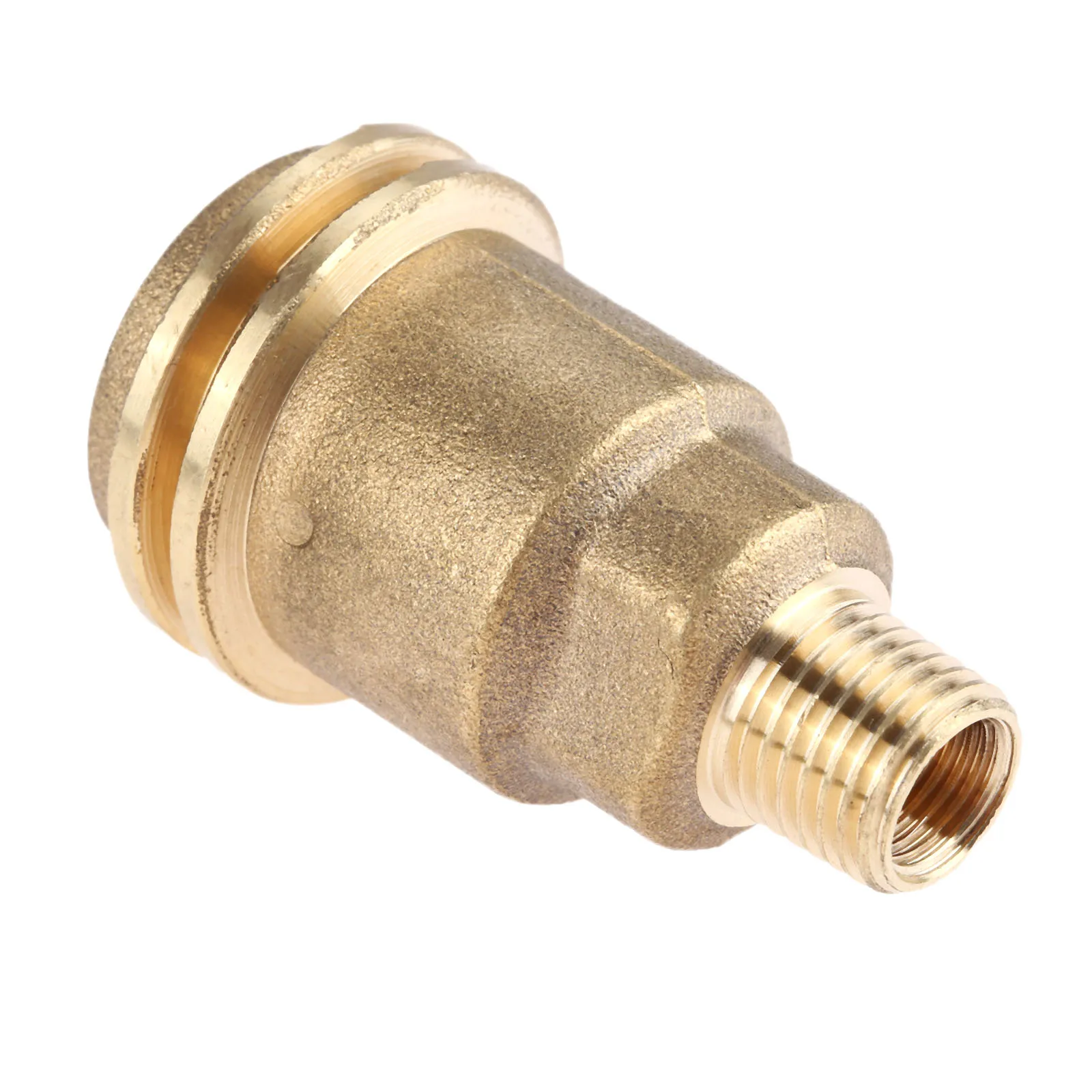 1pc Solide Messing Propan Gas Rohr Gewinde Adapter (Männlichen QCC