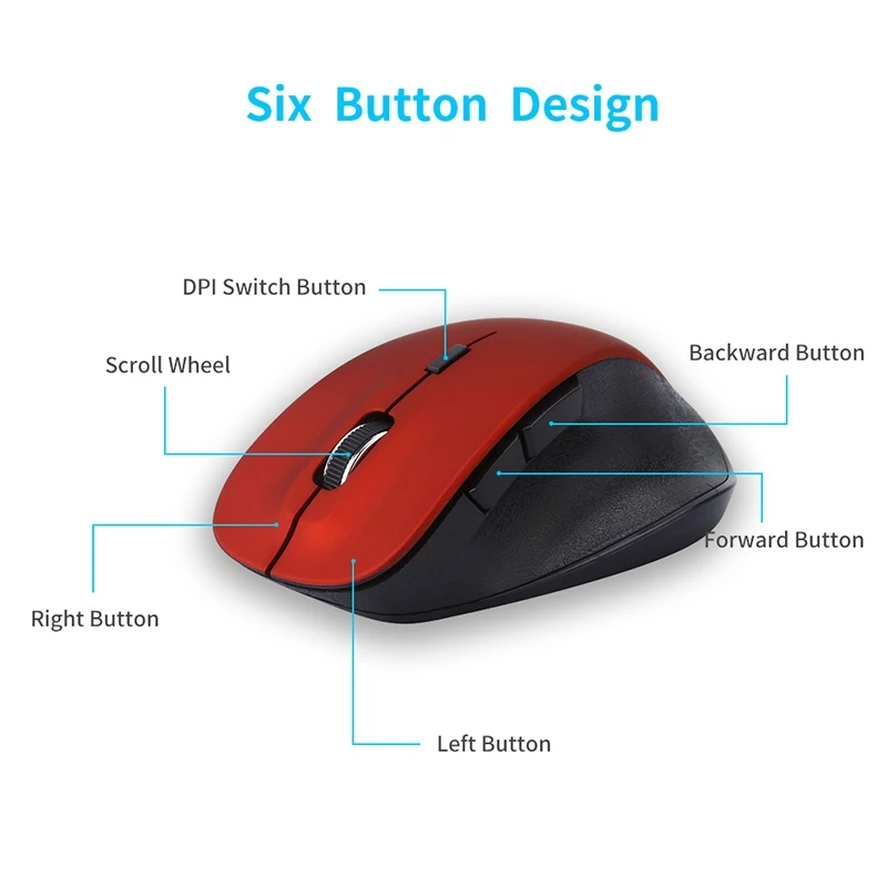 Bluetooth 4,0 и 2,4G Двухрежимная Беспроводная игровая мышь для ПК, Mac, ноутбука, планшета на Android
