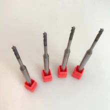 high speed CVD diamond coating end milling cutter for graphite electrode