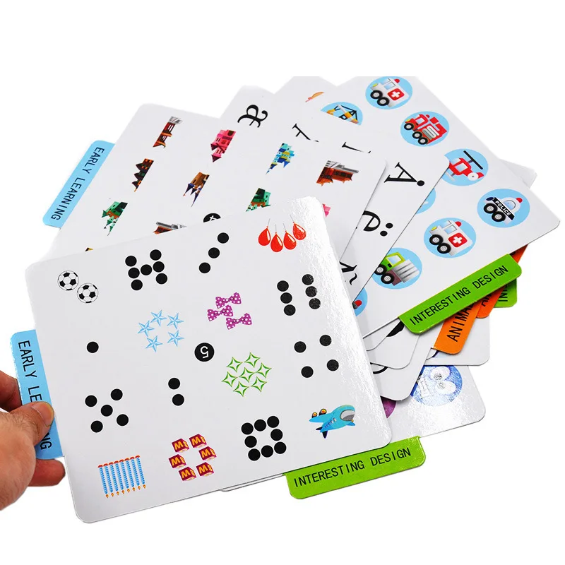 [Funny] Children Memory Training Matching Pair Game Early Education Interactive Toy family Parent Child Link Up Chess Puzzle Toy