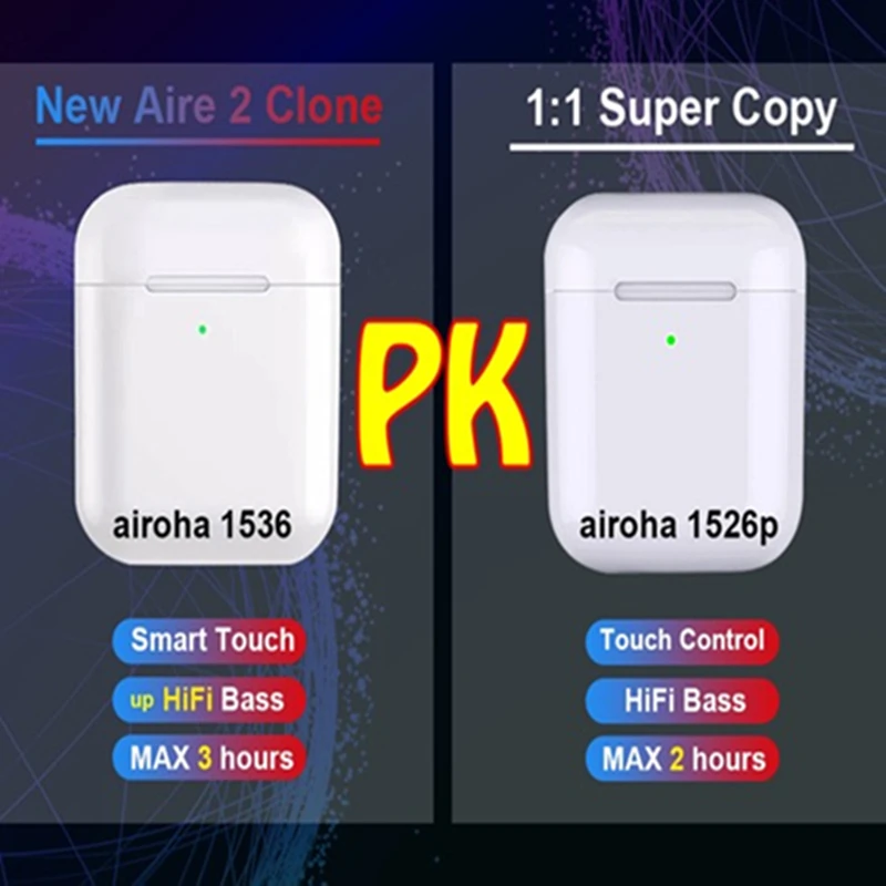 

New Aire2 Clone Bluetooth Earphones vip link