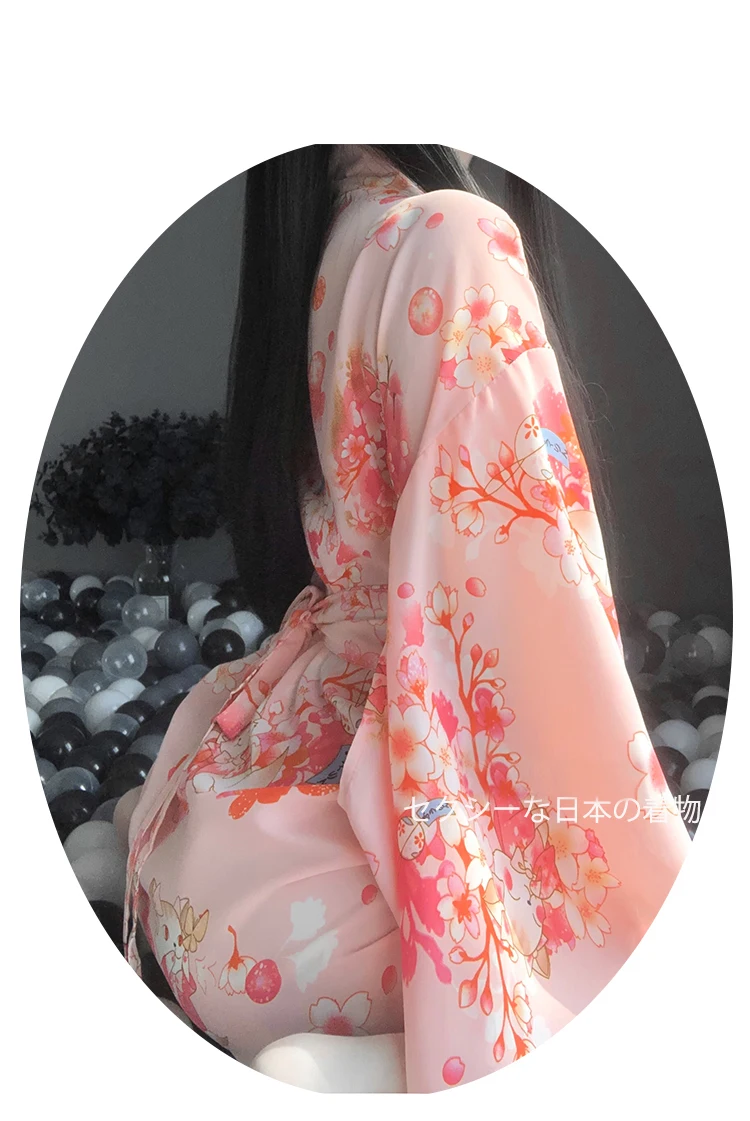 LILICOCHAN Japanese Kimono Sexy Cosplay Outfit For Women Traditional Style Robe Yukata Costumes Pajamas Soft Silk Belt 2pcs Set Pink -Zentai shop online H034e7c2bdd10478e80576cb4cfd452289.jpg