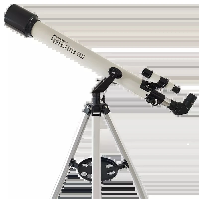 Celestron telescopio Refractor PowerSeeker 60AZ, 60mm, Focal, 700mm, para estudiantes principiantes, 21041| | -