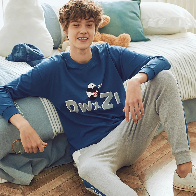 Chinese Pajamas Sleepwear Men and Women Homesuit Homeclothes 100% Cotton Crew Neck Long Sleeve Long Pants Pajama Set Pj Set Chinese Pajamas Sleepwear Men and Women Homesuit Homeclothes 100% Cotton Crew Neck Long Sleeve Long Pants Pajama Set Pj Set