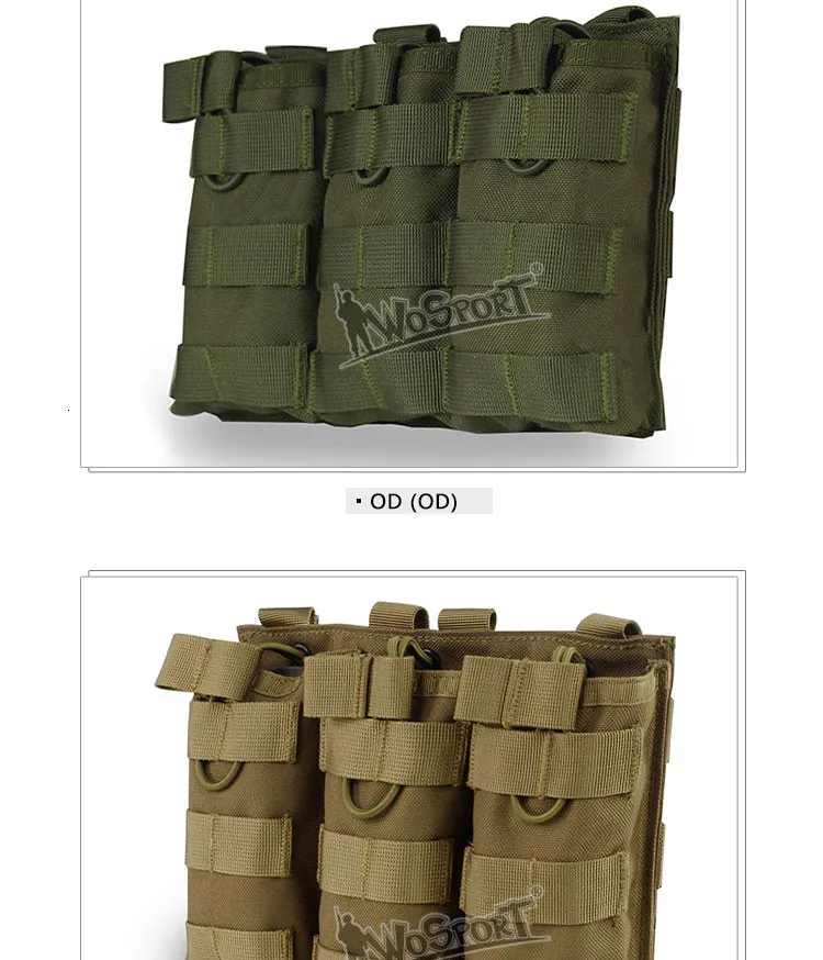 Wosport 1000d нейлон molle тактический жилет аксессуар Военная армейская сумка для хранения журналов paintball сумка для пейнтбола аксессуары