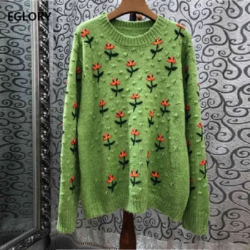 

2019 Summer Autumn Fashion Pullovers Women Wave Patterns Knitting Short Sleeve Casual Yellow Black Knitted Sweater Soft Knitwear