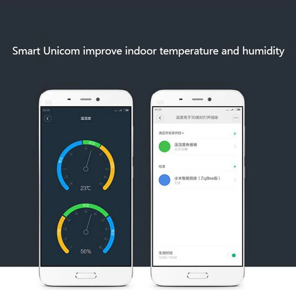 Xiaomi mi умный датчик температуры и Hu mi dity интеллектуальная Розетка WiFi Пульт дистанционного управления автоматический набор умный дом работа