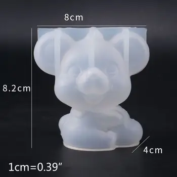 

Silicone Fortune Mouse Mold Decor Epoxy Resin Jewelry Making Mould DIY Handmade M0XF