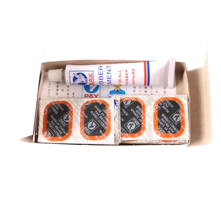 PAX Cold Glue Bicycle Tire Rubber Repair Combination MTB Mountain Bike Electric Motorcycle Tire Repair Kits Film Glue