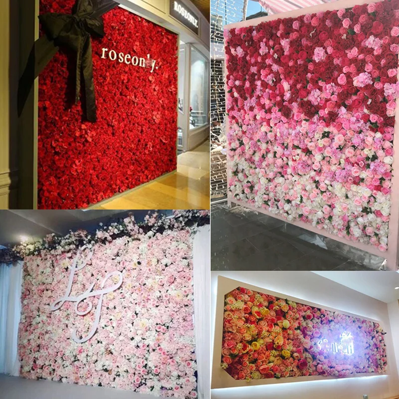 60x40 см, искусственный цветок, украшение на стену, дорога, свинец, Гортензия, пион, роза, цветок, коврик, свадебная АРКА, павильон, углы, Декор, Цветочный