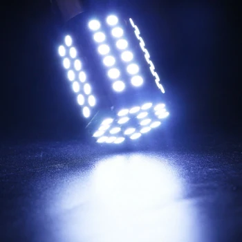 

2pcs LED 3528 SMD White For Car Bay15d Socket Tail Stop Brake Lamp Accessories