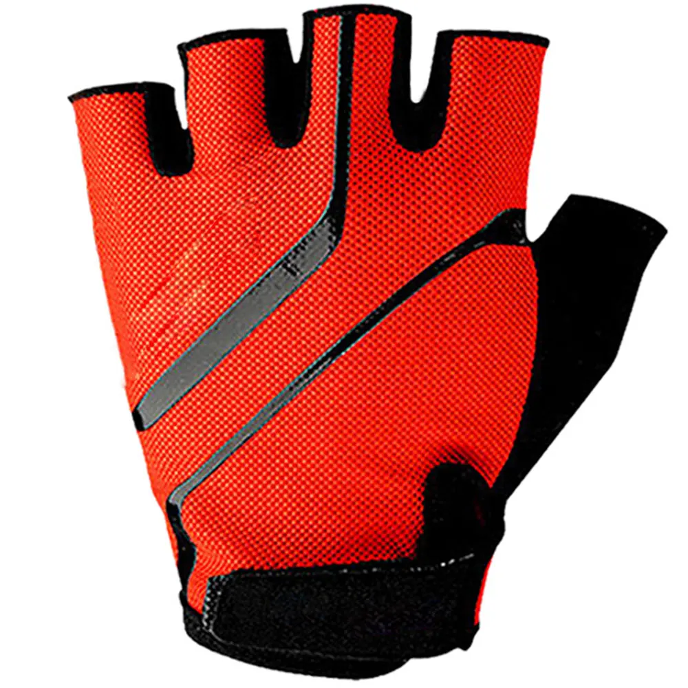 Перчатки для верховой езды 41914 спортивные Мотоциклетные Перчатки из дышащей ткани дорожные перчатки с полупальцами 3 цвета для пеших прогулок и езды на горном велосипеде