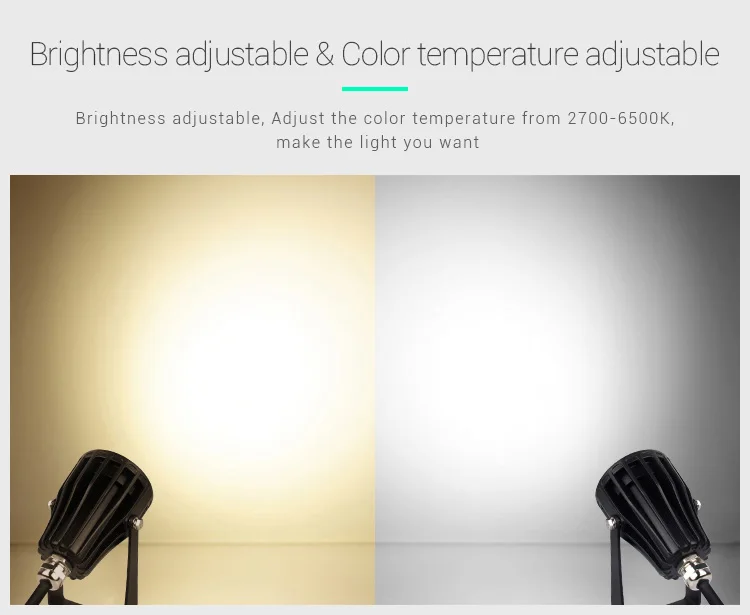 Miboxer 6 Вт RGB+ CCT умный светодиодный садовый светильник FUTC04 AC100~ 240V IP66 Водонепроницаемый светодиодный открытый лампа Сад Освещение