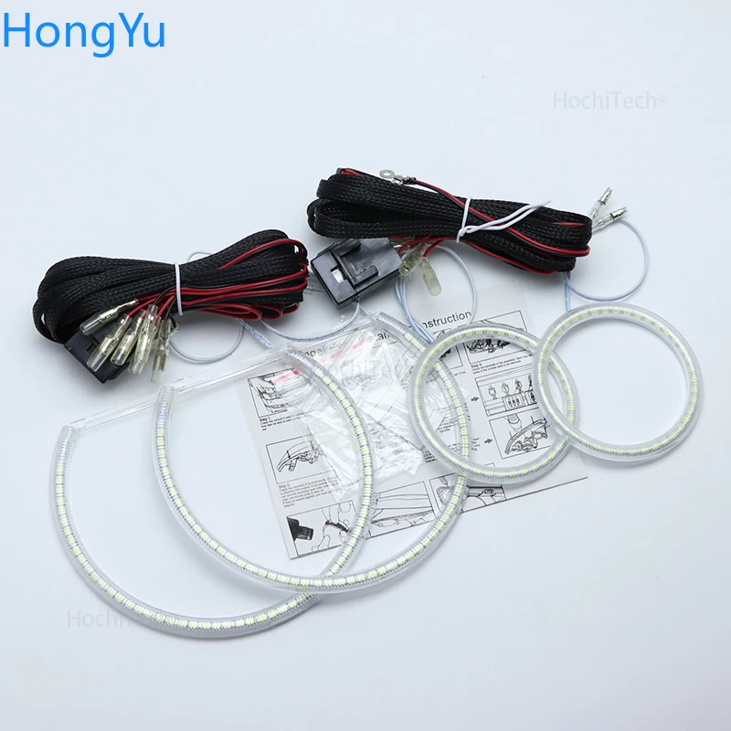 Для Chevrolet Chevy Camaro 2010 2011 2012 2013 супер яркий белый цвет 3528 SMD комплект светодиодов «глаза ангела» дневной ходовой светильник DRL