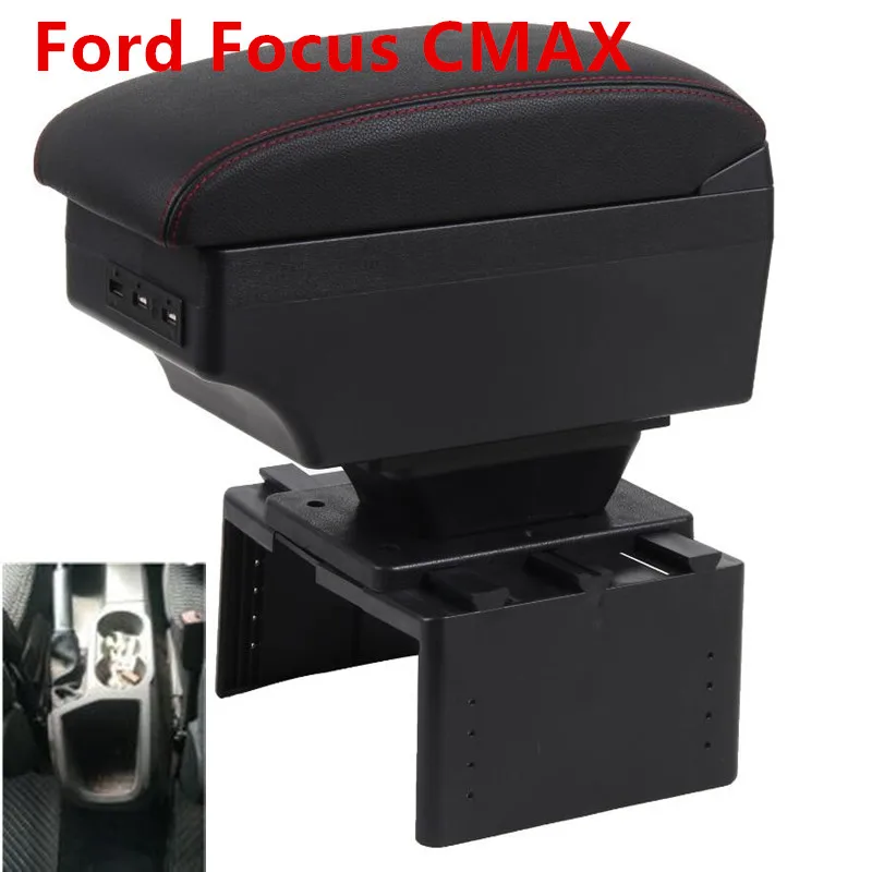 Для FORD FOCUS CMAX подлокотник коробка центральный магазин содержание коробка для хранения сиденье подлокотник коробка автозапчасти