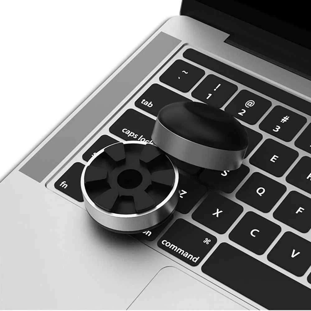 Portable Laptop Stand Mini Cooling Pad For MacBook Small Invisible Cooler Footpad Anti-Slip Notebook Tablet Stand