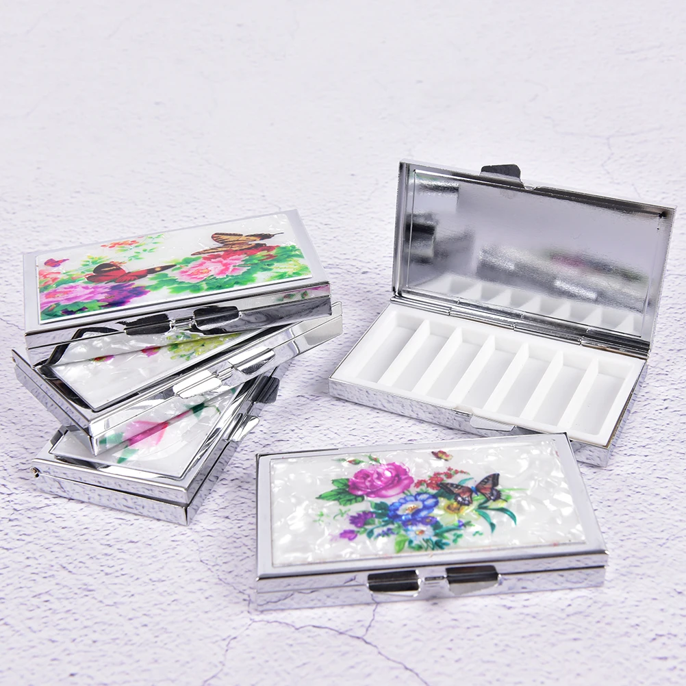 Pill Cutter разветвители Pastilleros Pildoras Estuche 1/7 сетка складной портативный Чехол Контейнер для медикаментов Органайзер