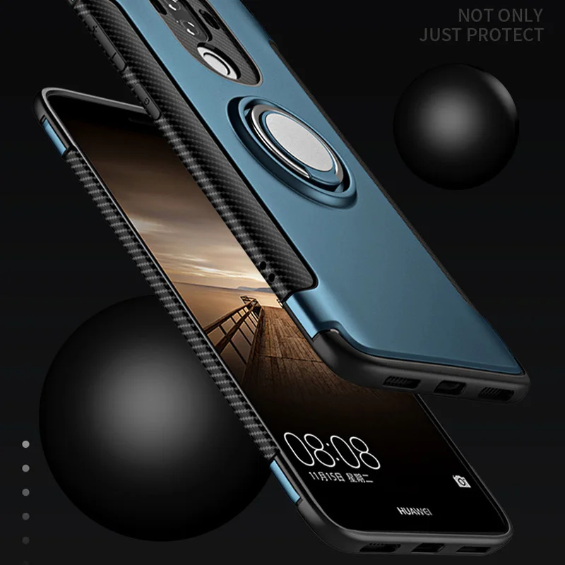 Leewinda для huawei mate 9 чехол mate9 крышка с металлическим кольцом крепление в виде кольца на палец для huawei mate 9 pro Чехол для телефона крепление машинный держатель корпус