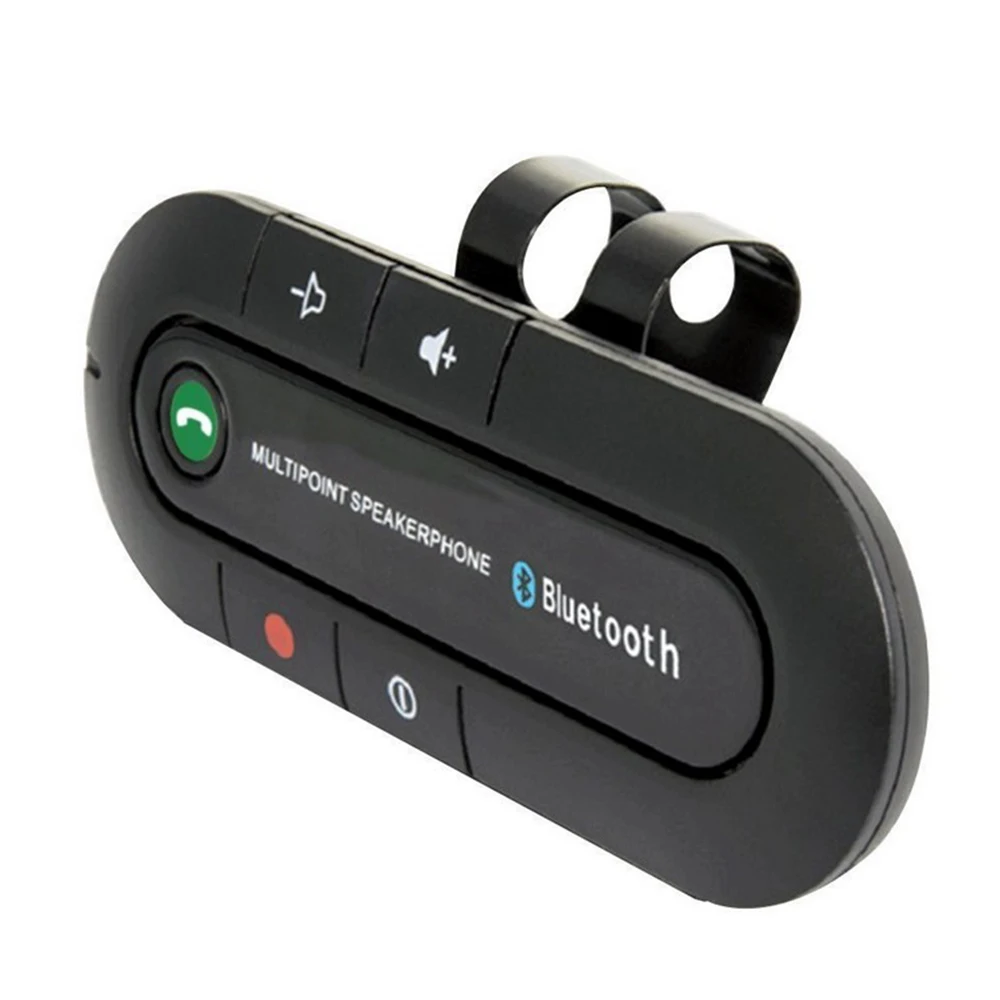 Bluetooth 4 0 Автомобильный комплект приемник Handsfree солнцезащитный козырек клип аудио