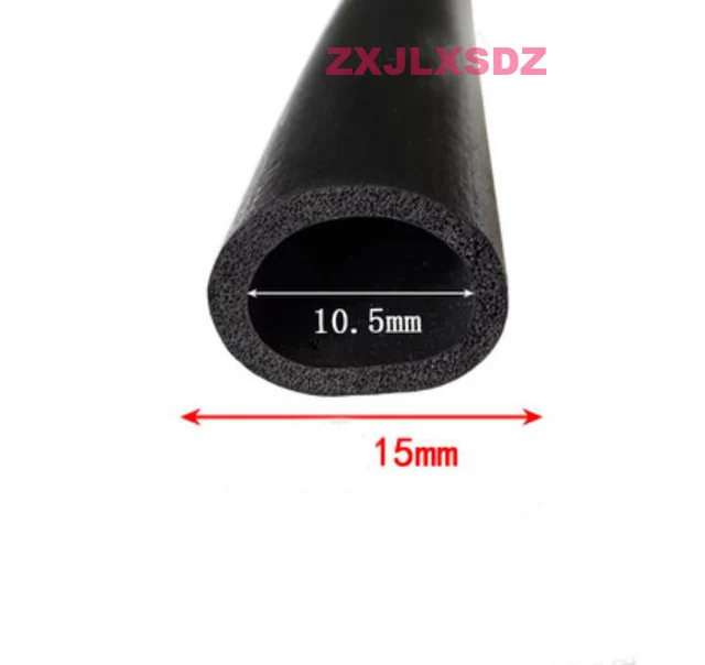 EPDM Rubber Foam Hose Rubber Pipe Foam Sealing Strip Car Door filler Strip 10.5mm x 15mm